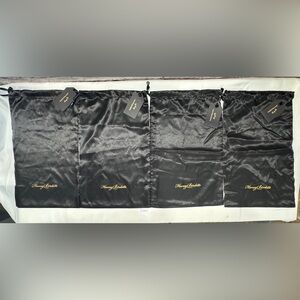 HONEY BIRDETTE BLACK DRAW STRING LINGERIE DUST BAGS POUCH TRAVEL STORAGE 4